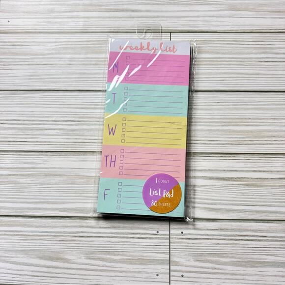 Writing Notepad Paper Lined Pad For Notes  TO Do List  Stationery 80 Pages - Picture 1 of 6